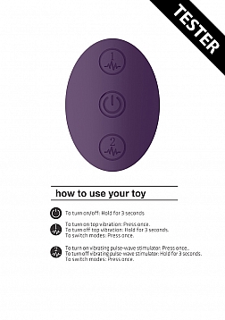 Enora - Wand & Vibrator - Purple - Tester..