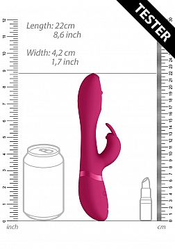Mira - Spinning G-spot Rabbit - Pink - Tester..